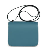 Hermes Constance 18 Blue Jean Epsom Palladium Hardware - Thumbnail View 4