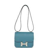 Hermes Constance 18 Blue Jean Epsom Palladium Hardware - Thumbnail View 7