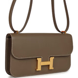 Hermes Constance Elan Etoupe Epsom Gold Hardware - Thumbnail View 2