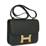 Hermes Constance 1-24 Vert Fonce Epsom Permabrass Hardware - Thumbnail View 2