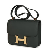 Hermes Constance 1-24 Vert Fonce Epsom Permabrass Hardware - Thumbnail View 5