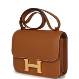 Pre-owned Hermes Constance 24 Gold Epsom Gold Hardware - Thumbnail View 3