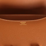 Pre-owned Hermes Constance 24 Gold Epsom Gold Hardware - Thumbnail View 8