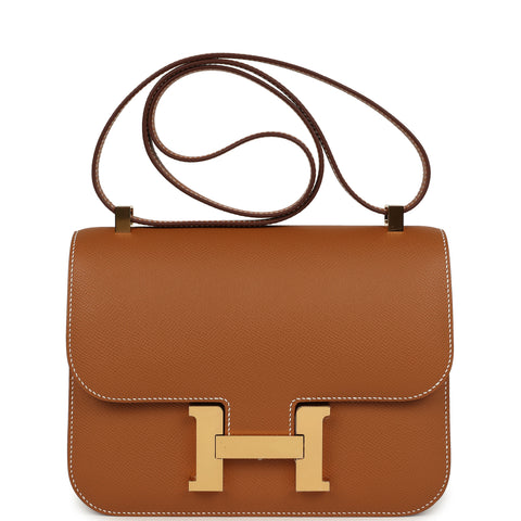 Hermes Constance 1-24 Gold Epsom Gold Hardware