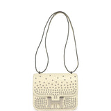 Hermes Constance 18 Clouté Cream Box Palladium Hardware - Thumbnail View 7