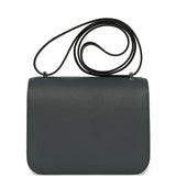 Hermes Constance 18 Carbone Chevre Mysore Palladium Hardware - Thumbnail View 4