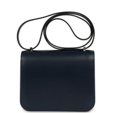 Hermes Constance 18 Clouté Bleu Abysse Box Palladium Hardware - Thumbnail View 4