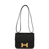 Hermes Constance 18 Black Epsom Gold Hardware - Thumbnail View 7