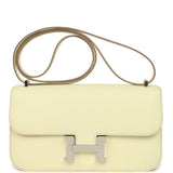 Hermes Constance Elan Jaune Milton Epsom Palladium Hardware - Thumbnail View 1