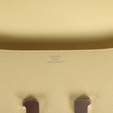 Hermes Constance Elan Jaune Milton Epsom Palladium Hardware - Thumbnail View 8