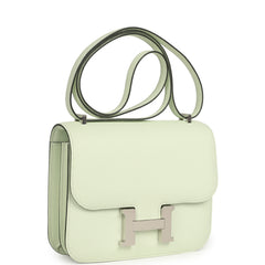 Hermes Constance 18 Vert Fizz Epsom Palladium Hardware
