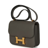 Hermes Constance 18 Gris Meyer Epsom Gold Hardware - Thumbnail View 5