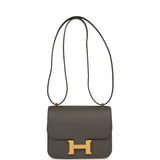 Hermes Constance 18 Gris Meyer Epsom Gold Hardware - Thumbnail View 7