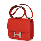 Hermes Constance 18 Capucine Epsom Palladium Hardware - Thumbnail View 5