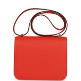 Hermes Constance 18 Capucine Epsom Palladium Hardware - Thumbnail View 4