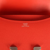 Hermes Constance 18 Capucine Epsom Palladium Hardware - Thumbnail View 8