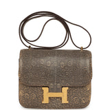 Hermes Constance 18 Ombre Shiny Varanus Salvator Lizard Gold Hardware - Thumbnail View 1