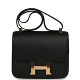 Hermes Constance 24 Black Epsom Rose Gold Hardware - Thumbnail View 1