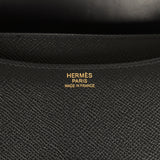 Hermes Constance 24 Black Epsom Rose Gold Hardware - Thumbnail View 8