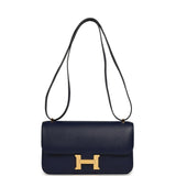 Pre-owned Hermes Constance Elan Bleu Indigo Epsom Gold Hardware - Thumbnail View 7