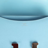 Pre-owned Hermes Constance 18 Celeste Epsom Palladium Hardware - Thumbnail View 8
