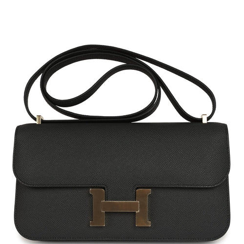Hermes Constance Elan Plomb Epsom Gold Hardware