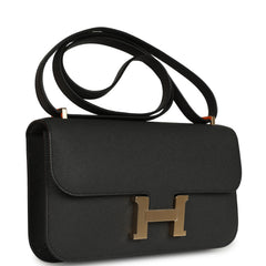 Hermes Constance Elan Plomb Epsom Gold Hardware