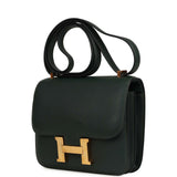 Pre-owned Hermes Constance 18 Vert Anglais Chevre Mysore Gold Hardware - Thumbnail View 5