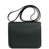 Pre-owned Hermes Constance 18 Vert Anglais Chevre Mysore Gold Hardware - Thumbnail View 4