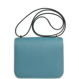 Hermes Constance 18 Blue Jean Epsom Gold Hardware - Thumbnail View 4