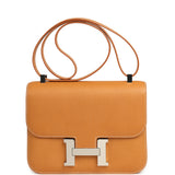 Hermes Constance 24 Naturel Sable Vache Naturel Graine Palladium Hardware - Thumbnail View 1