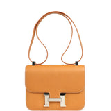 Hermes Constance 24 Naturel Sable Vache Naturel Graine Palladium Hardware - Thumbnail View 7