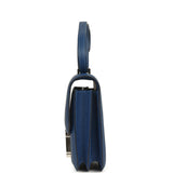 Pre-owned Hermes Constance 18 Bleu Tie Epsom Palladium Hardware - Thumbnail View 3