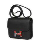 Pre-owned Hermes Constance 18 Black Swift Marbled Palladium Hardware - Thumbnail View 5