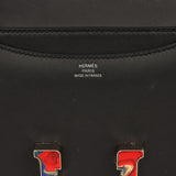 Pre-owned Hermes Constance 18 Black Swift Marbled Palladium Hardware - Thumbnail View 8