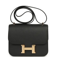 Hermes Constance 18 Plomb Epsom Permabrass Hardware