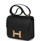 Pre-owned Hermes Constance 24 Black Epsom Gold Hardware - Thumbnail View 5