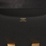 Pre-owned Hermes Constance 24 Black Epsom Gold Hardware - Thumbnail View 8