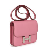 Pre-owned Hermes Constance 18 Bubblegum Epsom Palladium Hardware - Thumbnail View 2