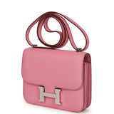 Pre-owned Hermes Constance 18 Bubblegum Epsom Palladium Hardware - Thumbnail View 5