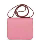 Pre-owned Hermes Constance 18 Bubblegum Epsom Palladium Hardware - Thumbnail View 4