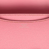 Pre-owned Hermes Constance 18 Bubblegum Epsom Palladium Hardware - Thumbnail View 8