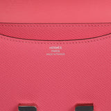 Hermes Constance 18 Rose Azalee Epsom Palladium Hardware - Thumbnail View 8