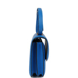 Pre-owned Hermes Constance 18 Bleu Hydra Chevre Mysore Palladium Hardware - Thumbnail View 3
