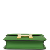 Pre-owned Hermes Constance 24 Vert Yucca Epsom Gold Hardware - Thumbnail View 6