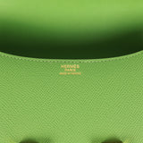 Pre-owned Hermes Constance 24 Vert Yucca Epsom Gold Hardware - Thumbnail View 8