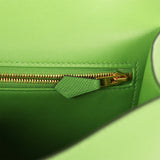 Pre-owned Hermes Constance 24 Vert Yucca Epsom Gold Hardware - Thumbnail View 10