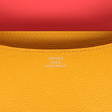 Hermes Constance 18 Jaune Ambre Verso Epsom Palladium Hardware - Thumbnail View 8