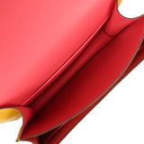 Hermes Constance 18 Jaune Ambre Verso Epsom Palladium Hardware - Thumbnail View 9