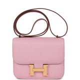 Hermes Constance 18 Mauve Sylvestre Epsom Rose Gold Hardware - Thumbnail View 1